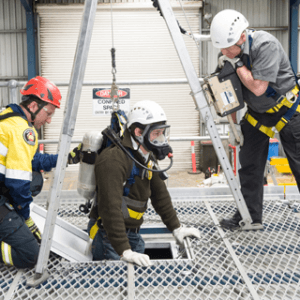 Confined Space rescue training