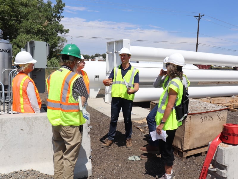 Environmental workers discussing project - Renewable Natural Gas RNG - Environmental Consulting Company - CGRS