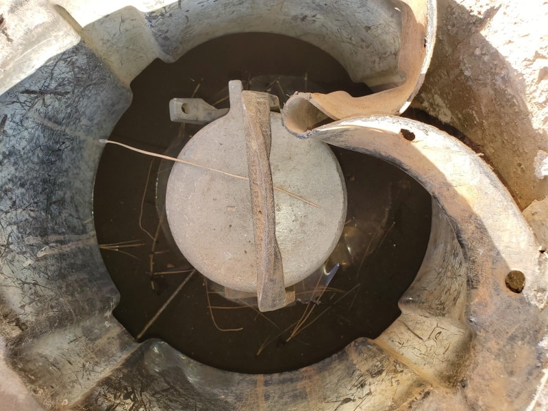 Spill bucket damaged - Environmental Consulting Company - CGRS