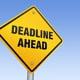 compliance deadline ahead sign